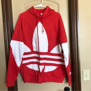 Adidas Big Logo Trefoil Hoody 100%cotton XL
